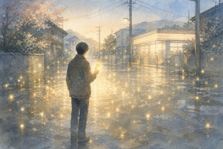 挿絵の例（水彩）